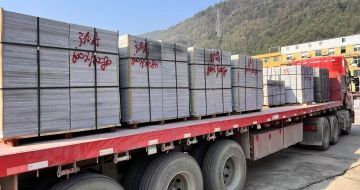 赣州 芝麻灰地铺石出货日常