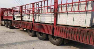 赣州 白麻荔枝面外墙干挂，工厂装车日常