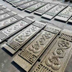 赣州 黄金麻花岗岩外墙雕刻板