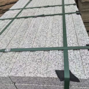 赣州 白麻花岗岩直行盲道石，盲条，地铺石