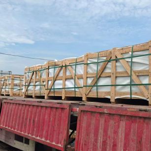 赣州 芝麻白花岗岩地铺石出口专车-泰国游