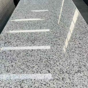 赣州 白麻花岗岩光面毛板