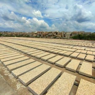 赣州 黄金麻荔枝面花岗岩石材地铺石防护中