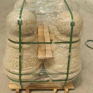 赣州 黄金麻异形定制雕花——棒棒糖挡车柱