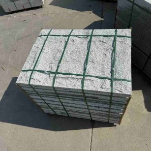 赣州 白麻花岗岩石材自然面蘑菇石成品