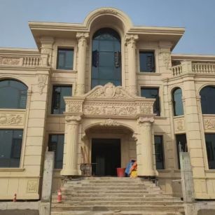 赣州 黄金麻花岗岩别墅外墙干挂