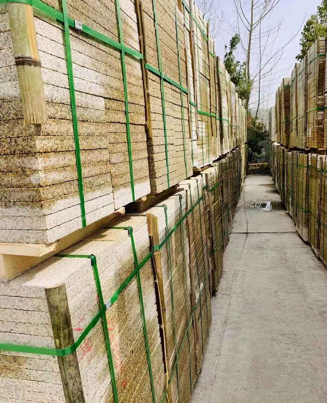 赣州 黄金麻花岗岩荔枝面地铺石