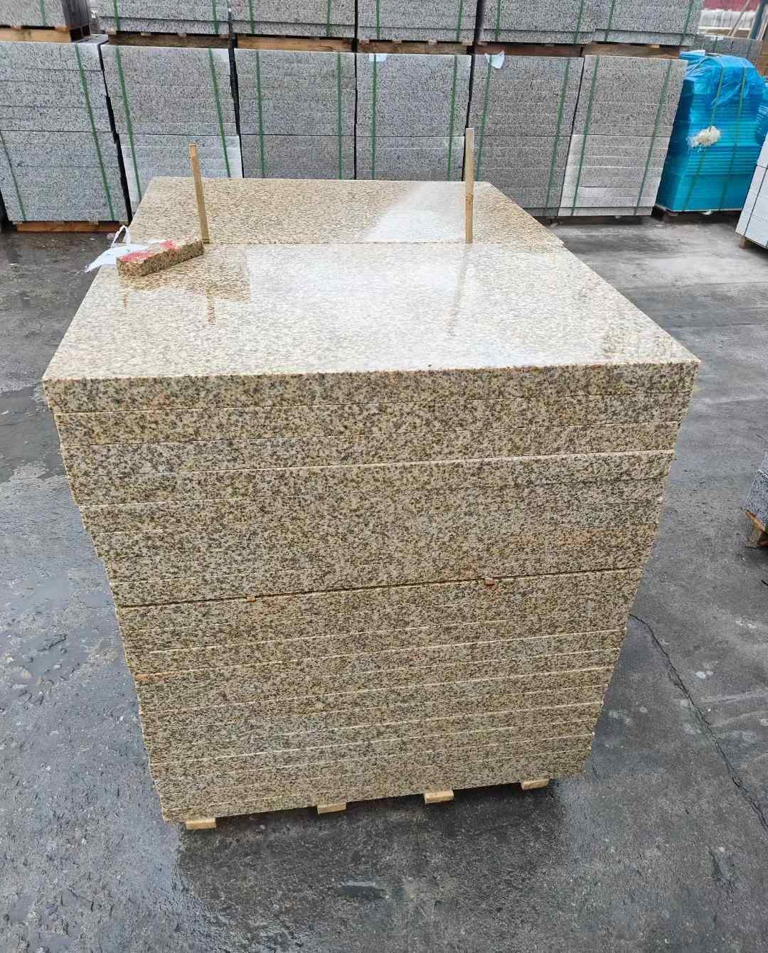 赣州 湖北黄金麻花岗岩石材荔枝面外墙石材