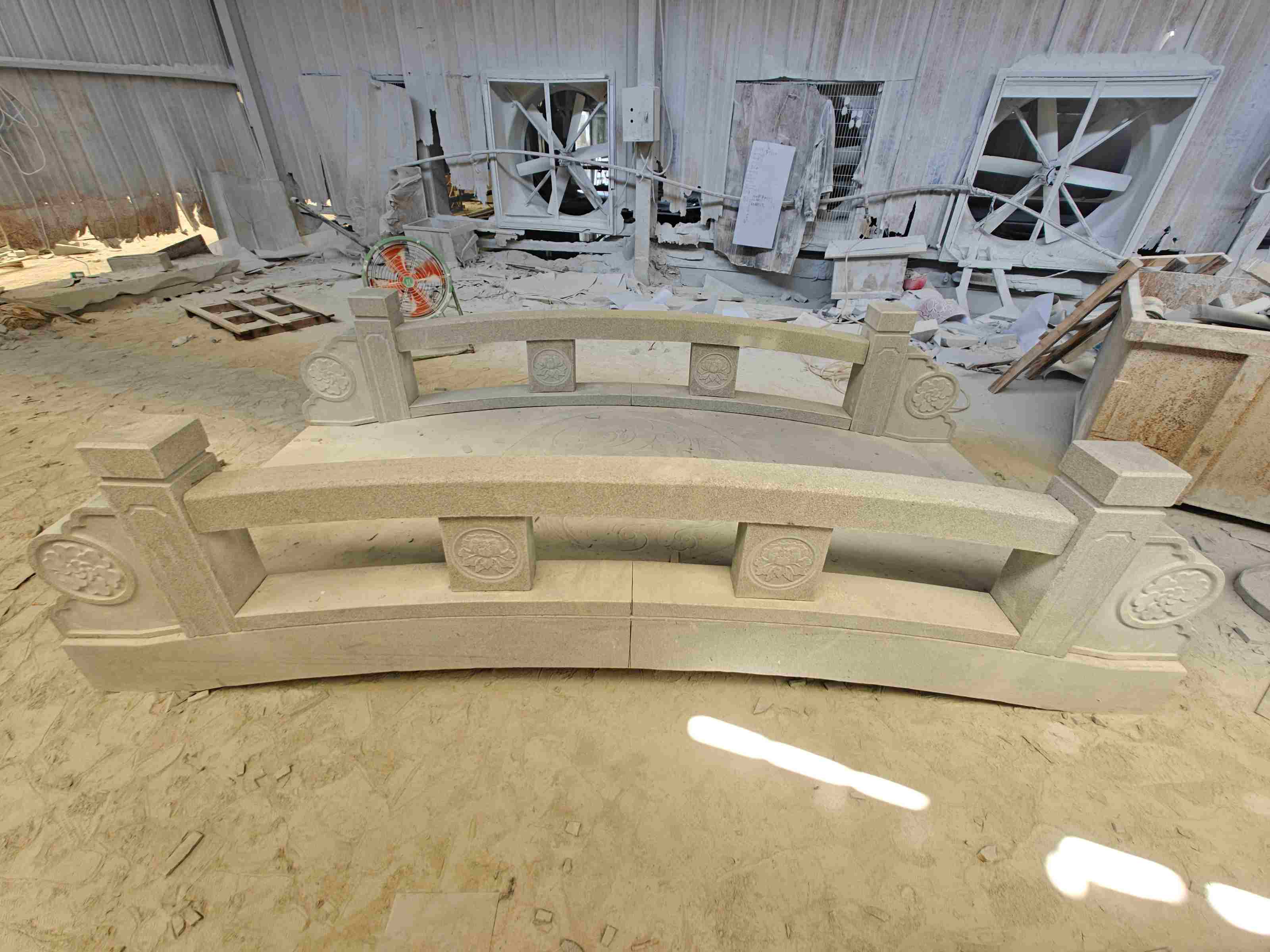 赣州 芝麻灰花岗岩异形加工-拱桥，石桥