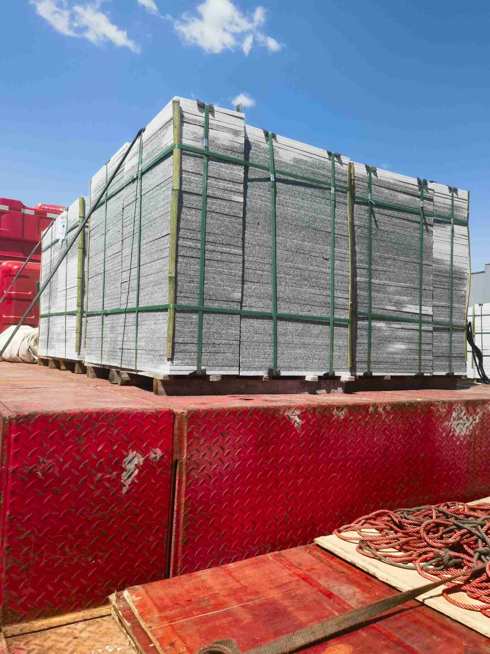 赣州 芝麻白火烧规格板地铺石300*600/600*600