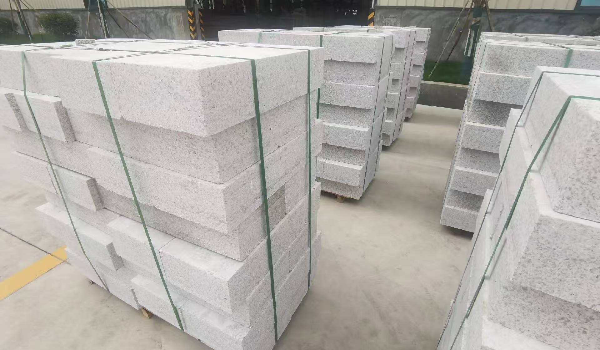 赣州 白麻花岗岩路沿石，立缘石，平缘石，路牙石，道牙石，马路牙子等