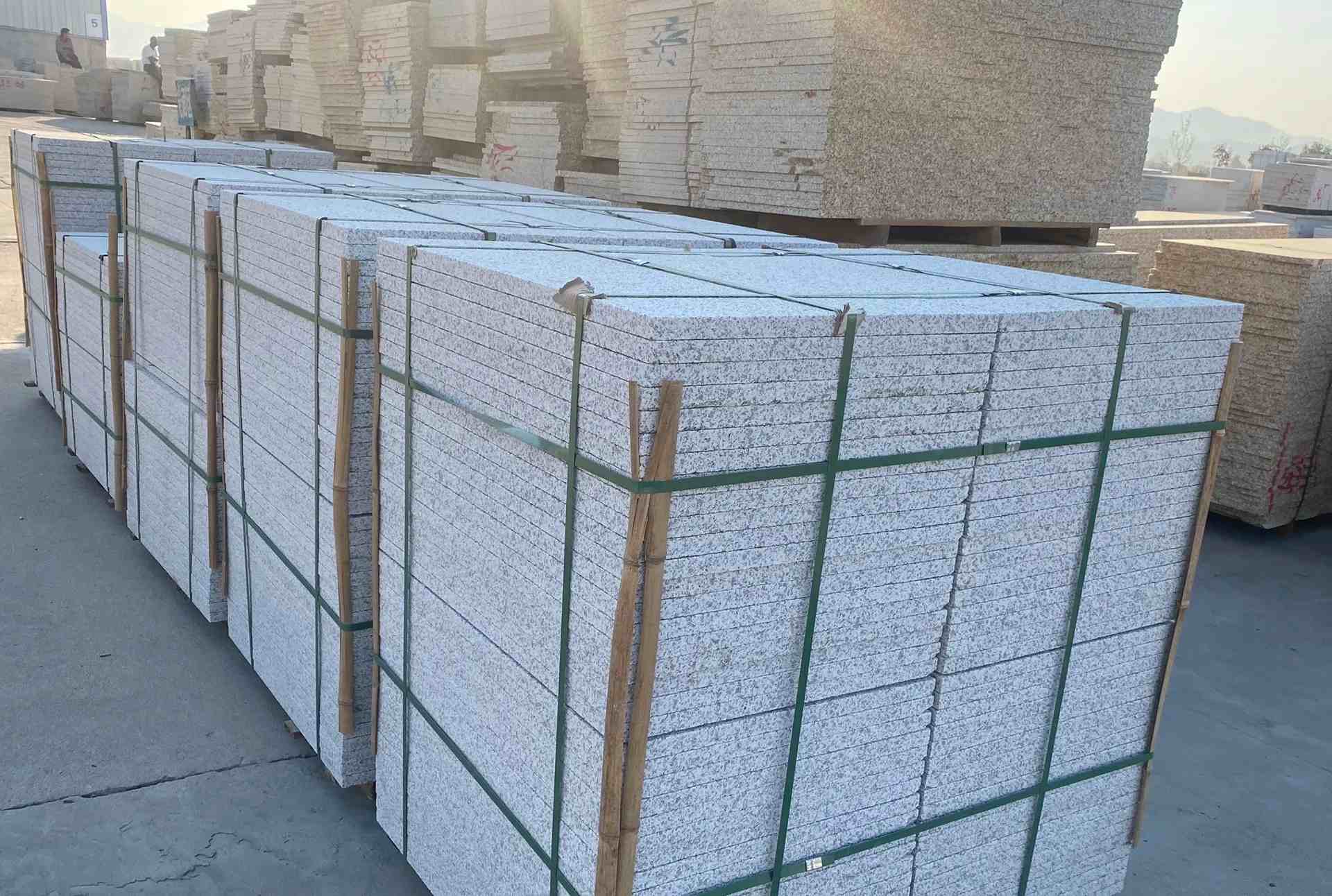 赣州 白麻花岗岩荔枝面地铺石